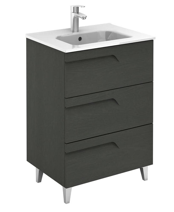 vanity unit with 3 drawers 