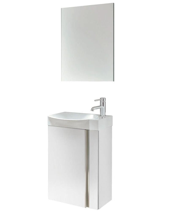 Sonas Prague 45Cm Gloss White Wall Hung Vanity Unit | 122910