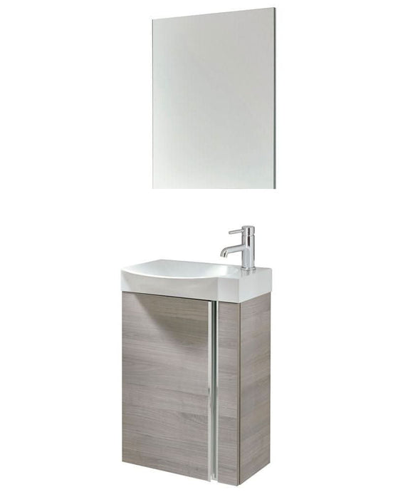 Sonas Prague 45Cm Sandy Grey Wall Hung Vanity Unit | 122914