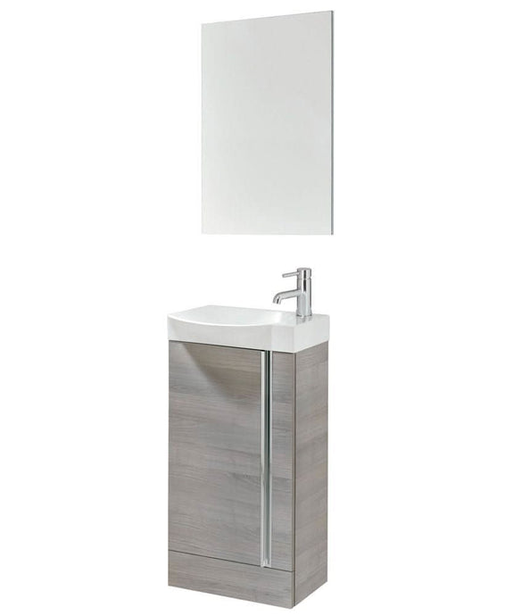 Sonas Prague Sandy Grey 45Cm Floor Standing Vanity Unit | 123429