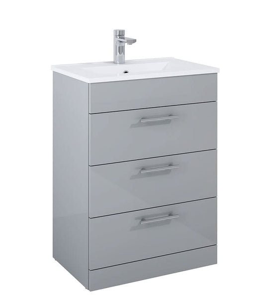 floor standing unit with 3 drawers