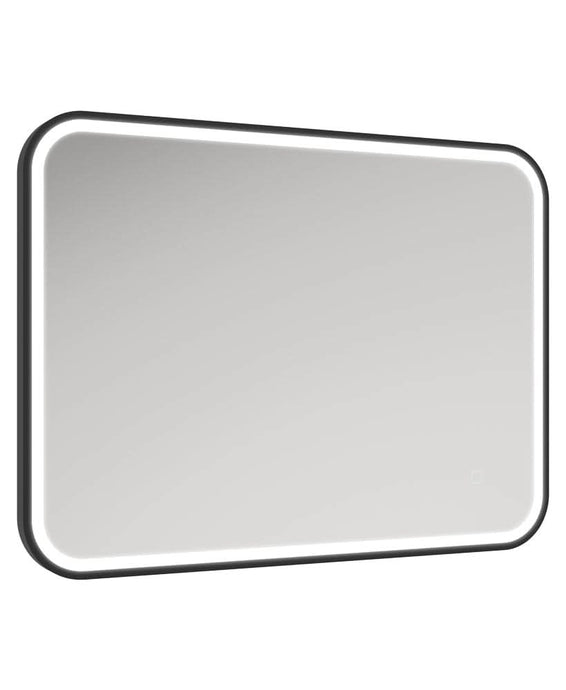 illuminated rectangular frame mirror