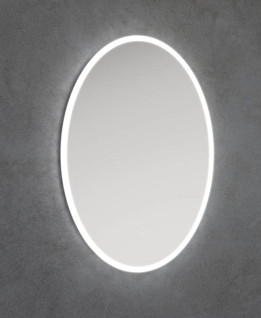 led perimeter oval mirror