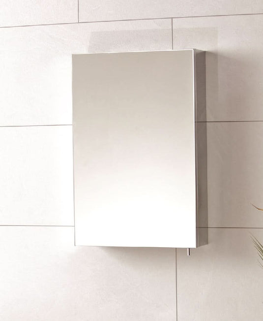 single door cabinet with mirror