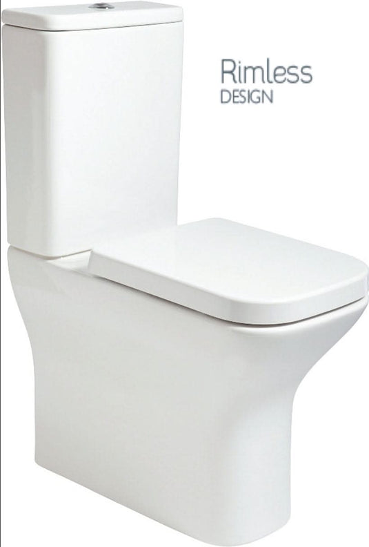 toilet with toilet seat