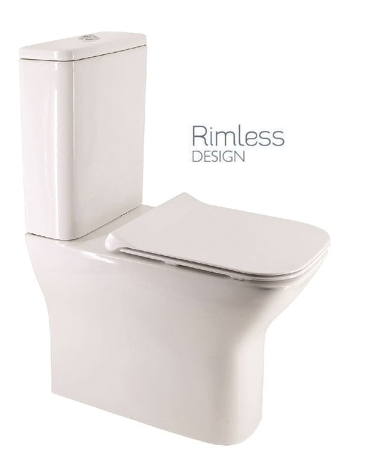 Sonas Sophia Fully Shrouded Close Coupled Rimless Wc-Gamma Slim Seat | SOPFS02