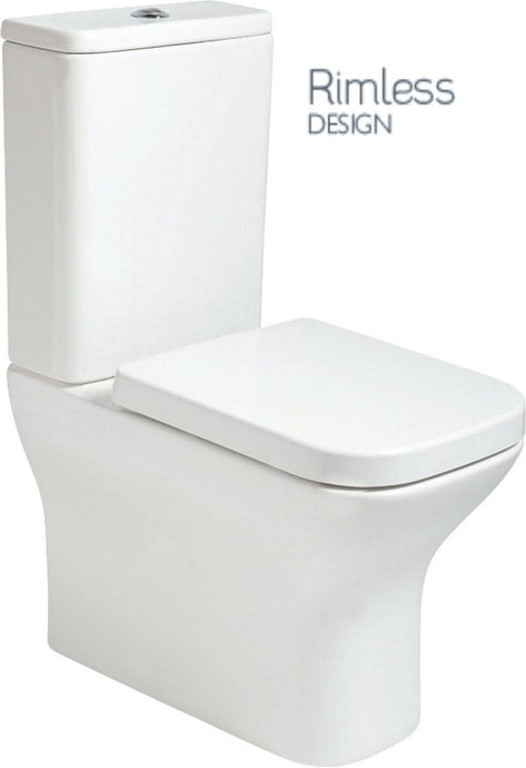 toilet with toilet seat