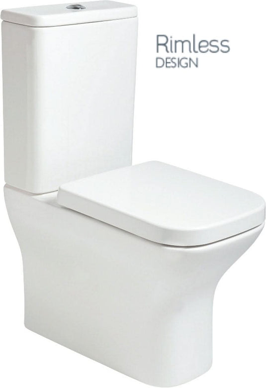 toilet with toilet seat