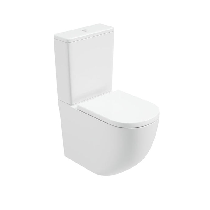 Sonas Inspire Fully Shrouded Close Coupled Rimless Wc - Delta Seat | INSFS06