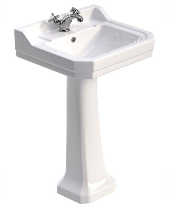 Sonas Westbury 55Cm Basin & Full Pedestal 1Th | WST551