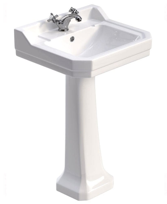 basin and full pedestal