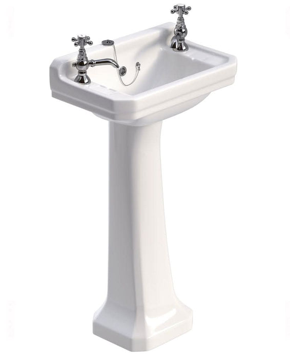 Sonas Westbury 50Cm Basin & Full Pedestal 2Th | WST502