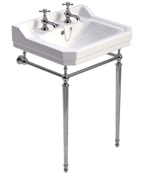 Sonas Westbury 61Cm 2Th Basin & Chrome Washstand | WST612CPS