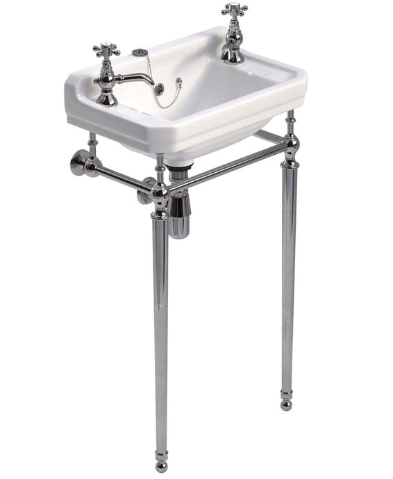 Sonas Westbury 50Cm 2Th Basin & Chrome Washstand | WST502CPS