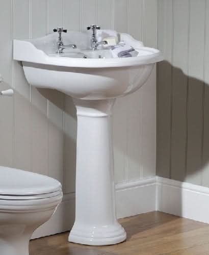 basin and full pedestal