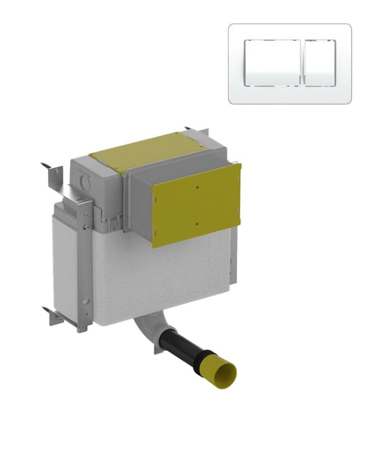 Sonas Fastfix Frame For Back To Wall Wc  White Fascia Plate , Rectangular | USW0148