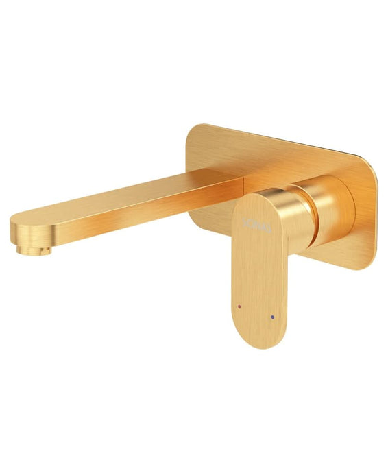 Sonas Norfolk Wall Mounted Brushed Gold  Basin Mixer | UBR0075