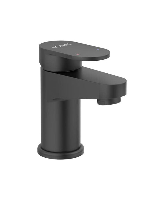 Sonas Norfolk Eco Flow Cloakroom Basin Mixer Matt Black | UBR0051