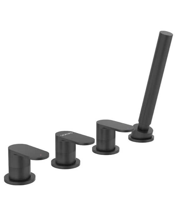 shower mixer in matt black