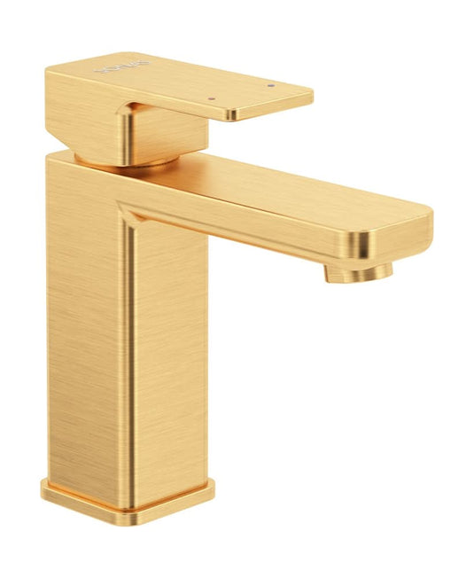 Sonas Contour Eco Flow Basin Mixer Brushed Gold | UBR0082