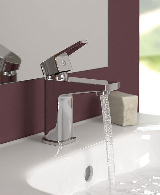 basin mixer with waste