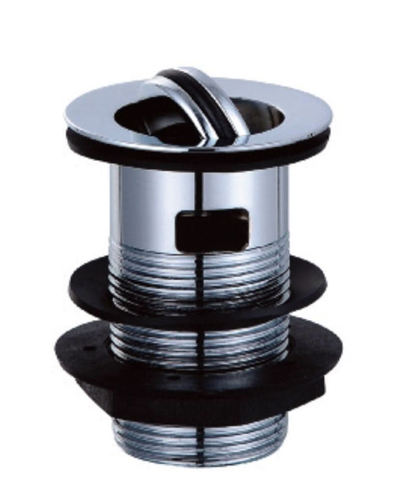 rotary plug basin waste in chrome