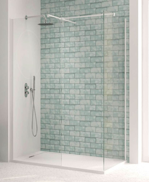 Sonas Aspect 800Mm Wetroom Panel - Matt White | AWRP0800MW