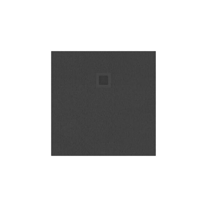 Sonas Slate Anthracite 900Mm Square Shower Tray & Waste | NSL90AT