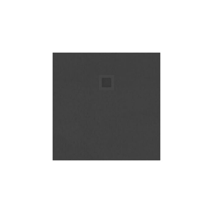 Sonas Slate Anthracite 900Mm Square Shower Tray & Waste | NSL90AT