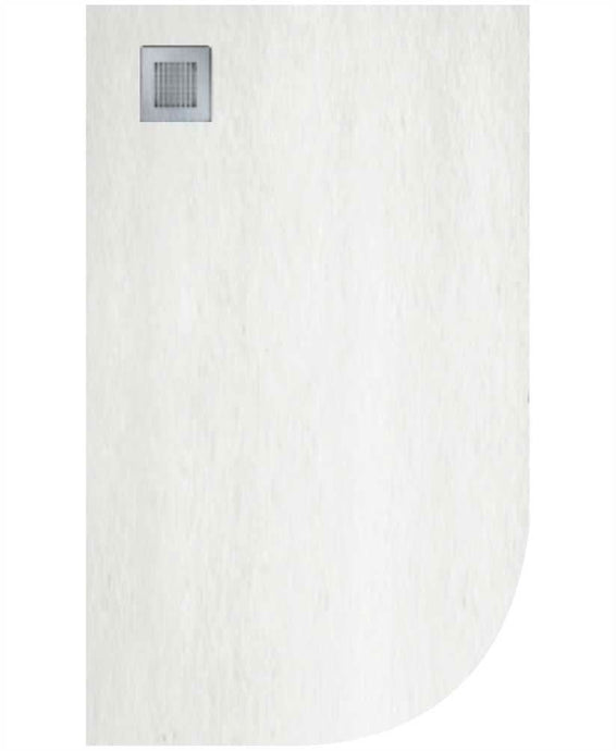 sonas slate white quadrant shower tray and waste