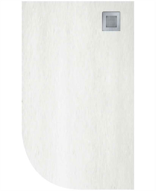 sonas slate white quadrant shower tray and waste