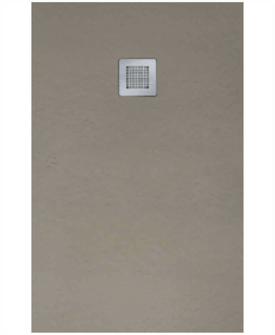 Sonas Slate Taupe 1000X800Mm Rectangular Shower Tray & Waste | NSL1080TP