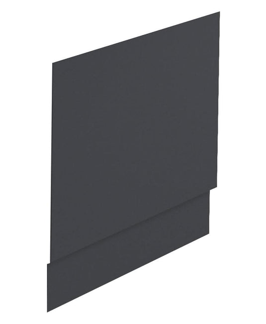 matt midnight grey end bath panel