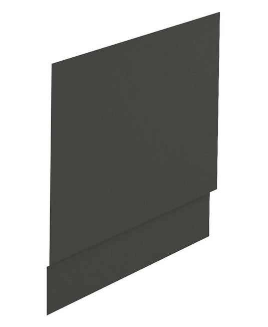 matt dolphin grey end bath panel