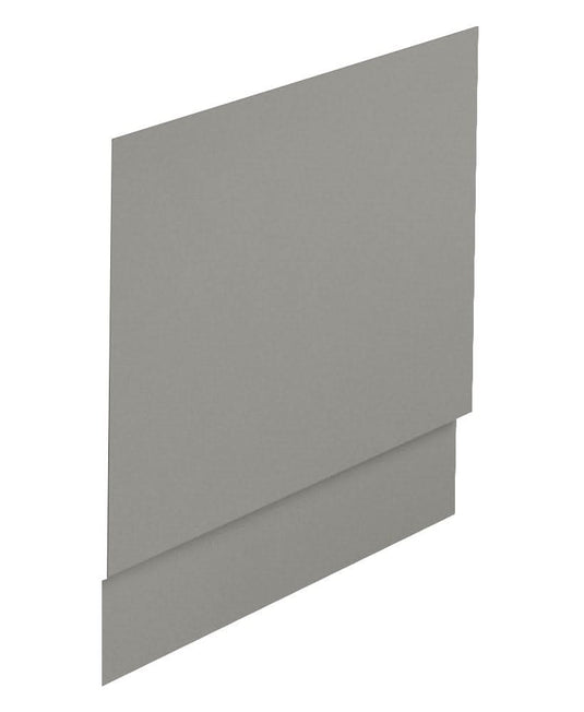 matt arctic grey end bath panel