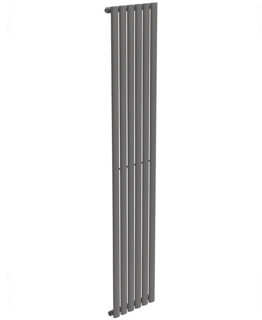 Sonas Amura Elliptical Tube Vertical Designer Radiator  1800 X360 Single Panel Anthracite | ASPV1836AT