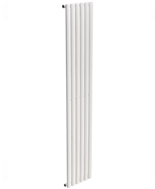 Sonas Amura Elliptical Tube Vertical Designer Radiator  1800 X360 Single Panel White  | ASPV1836WH