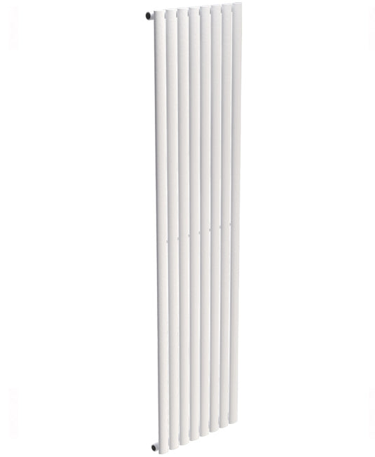 Sonas Amura Elliptical Tube Vertical Designer Radiator  1800 X 480 Single Panel White  | ASPV1848WH