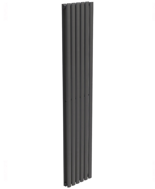 Sonas Amura Elliptical Tube Vertical Designer Radiator  1800 X360 Double Panel Anthracite | ADPV1836AT