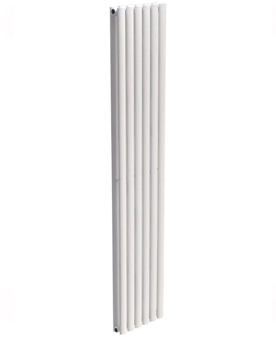 Sonas Amura Elliptical Tube Vertical Designer Radiator  1800 X360 Double Panel White  | ADPV1836WH