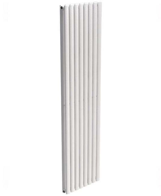 Sonas Amura Elliptical Tube Vertical Designer Radiator  1800 X 480 Double Panel White  | ADPV1848WH