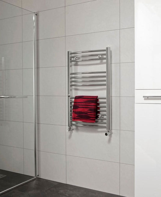 Sonas 80x50CM Curved Chrome Radiator | STW085CCP