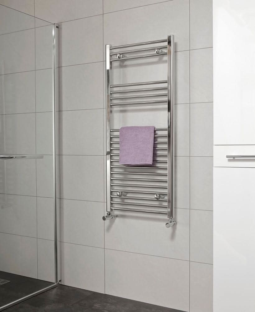 Sonas 120x50CM Straight Chrome Radiator | STW125SCP - Toss Bryan