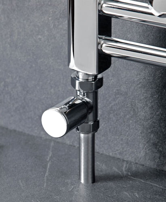 chrome radiator valve