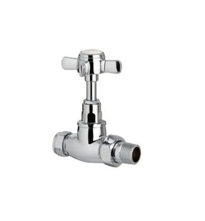 radiator valve in chrome