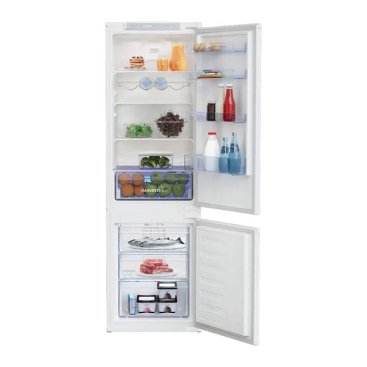 white fridge freezer