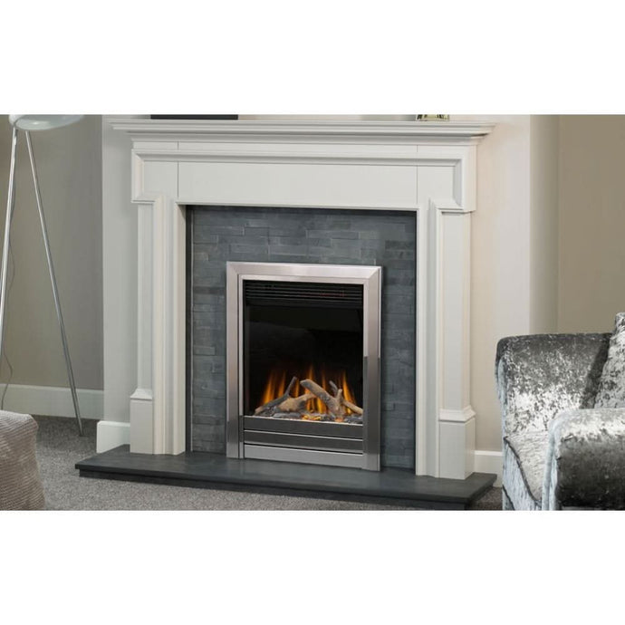 evonic colorado insert electric fire in chrome with remote control