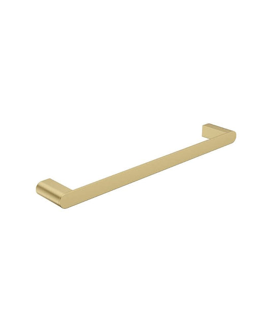 brushed gold towel rail