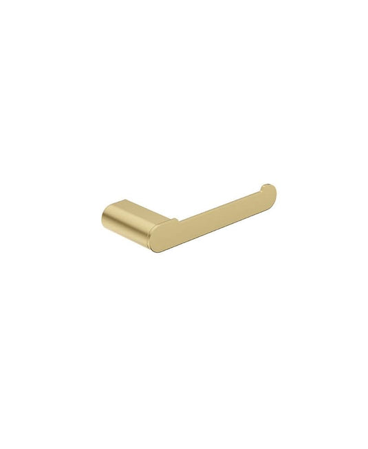 brushed gold toliet roll holder 