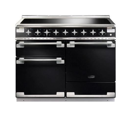 Rangemaster Elise 110 | Induction | Gloss Black | Chrome Trim | ELS110EIGB/